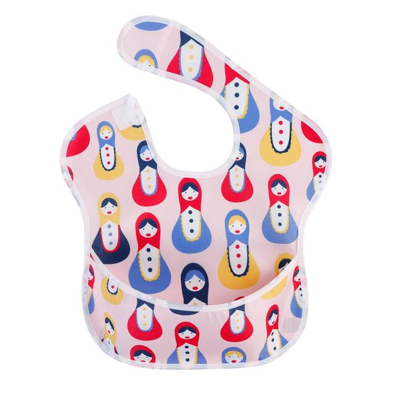 1Pcs Baby Bibs TPU Waterproof Feeding Bibs Unisex Washable Fashion Bibs for Girls & Boys Stain and Odor Resistant