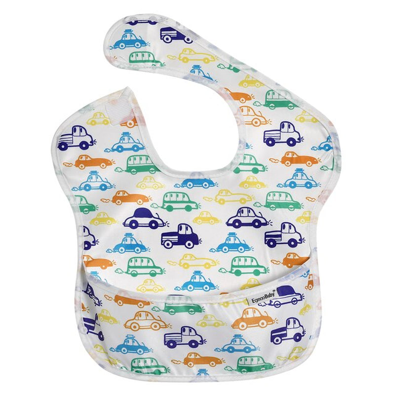 1Pcs Baby Bibs TPU Waterproof Feeding Bibs Unisex Washable Fashion Bibs for Girls & Boys Stain and Odor Resistant